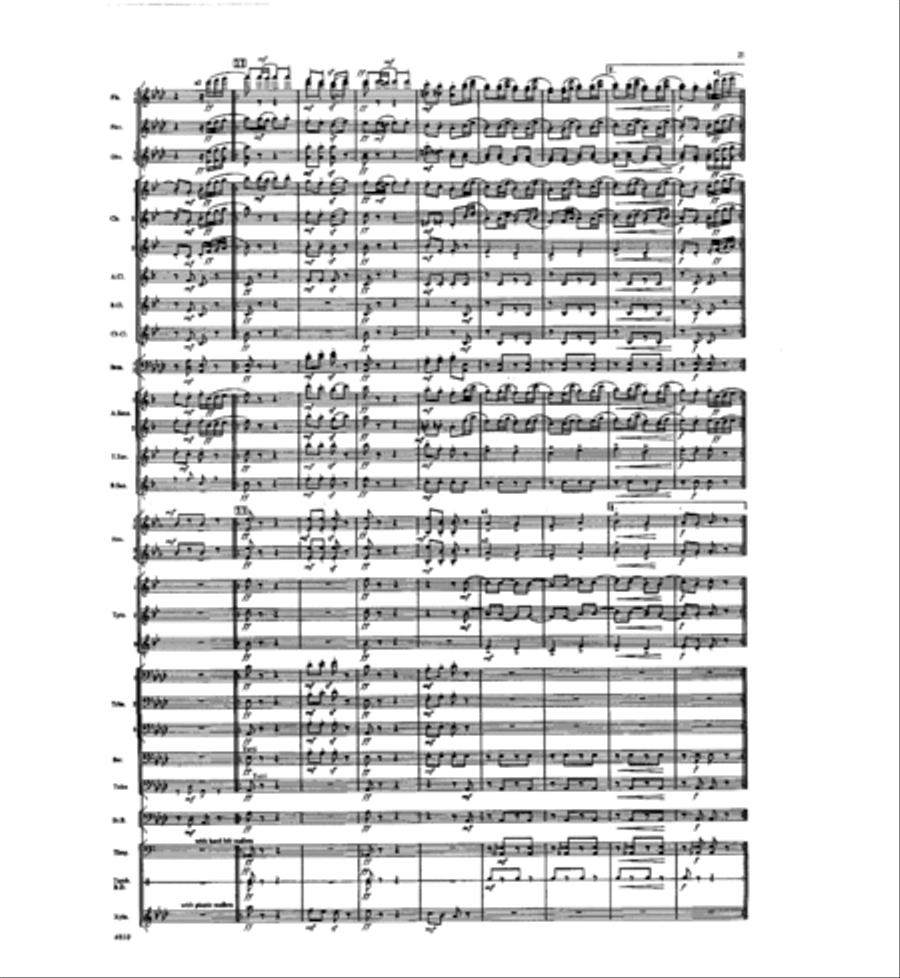 Selections from the Nutcracker Suite Concert Band scores gallery preview page 19