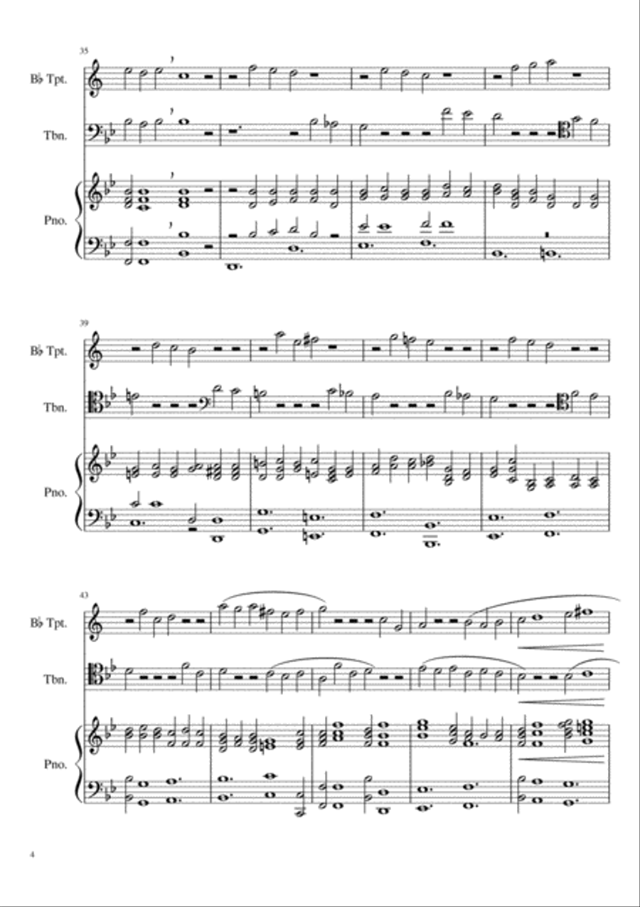 Pur Ti Muro Pur Ti Muro Brass Duet scores gallery preview page 4