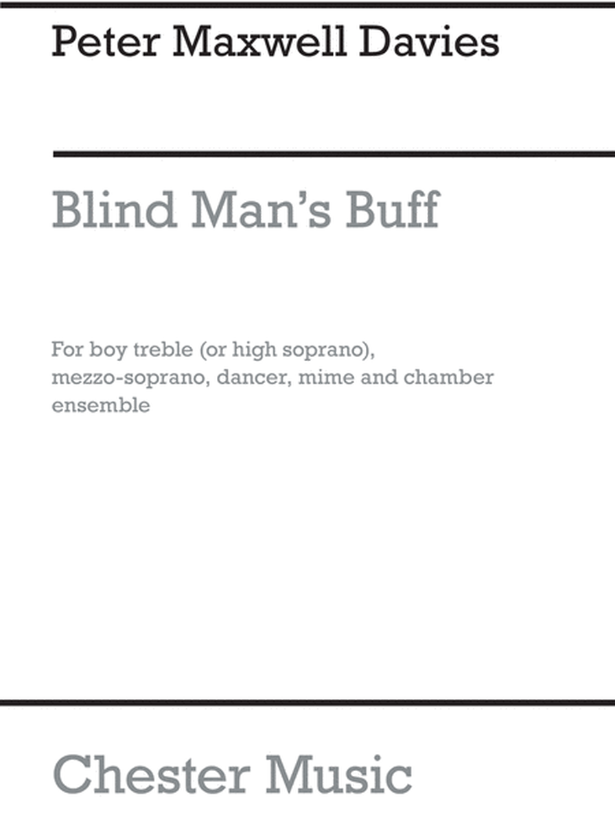 Blind Man's Buff (Full Score)