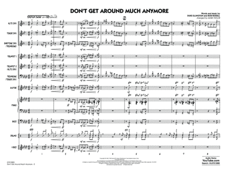 Don't Get Around Much Anymore - Full Score