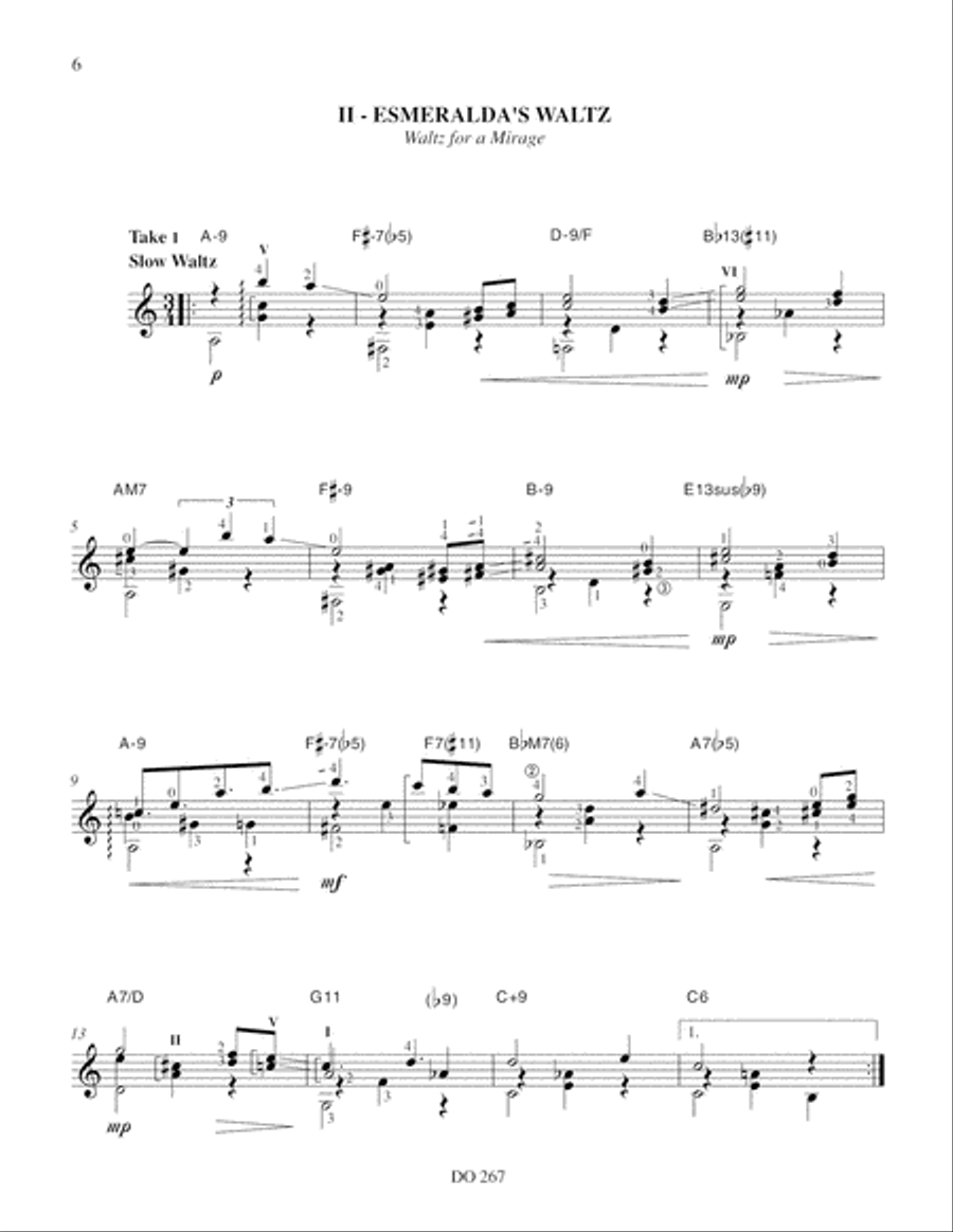 Book of the Unknown Standards Classical Guitar scores gallery preview page 6