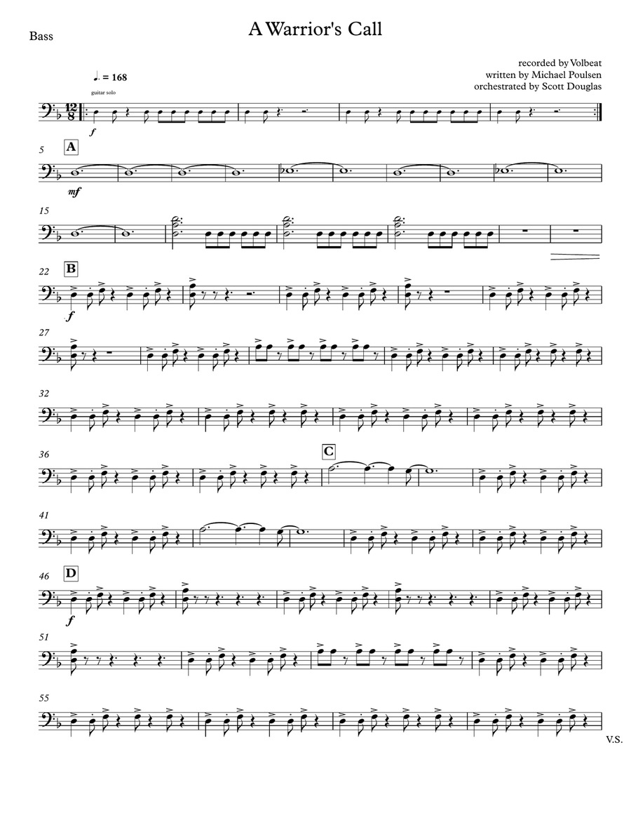 A Warrior's Call Large Ensemble scores gallery preview page 3