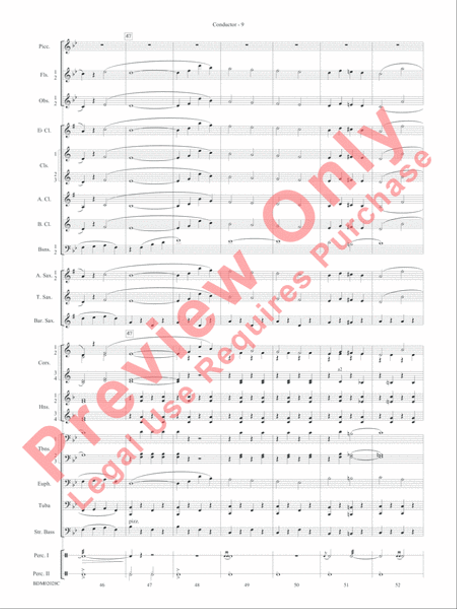 Golden Jubilee Concert Band scores gallery preview page 12