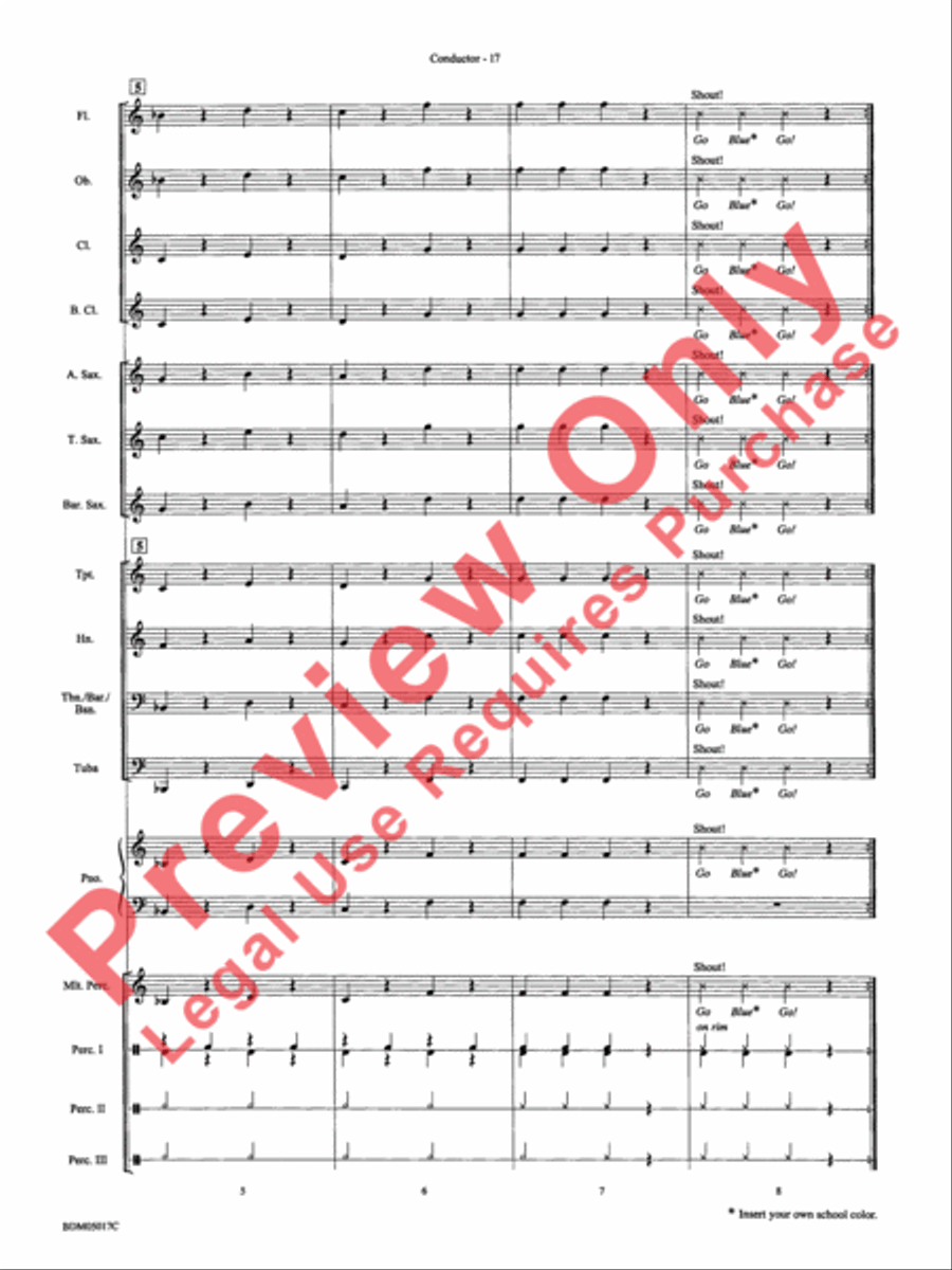 Belwin Very Beginning Band Kit #1 Concert Band scores gallery preview page 20