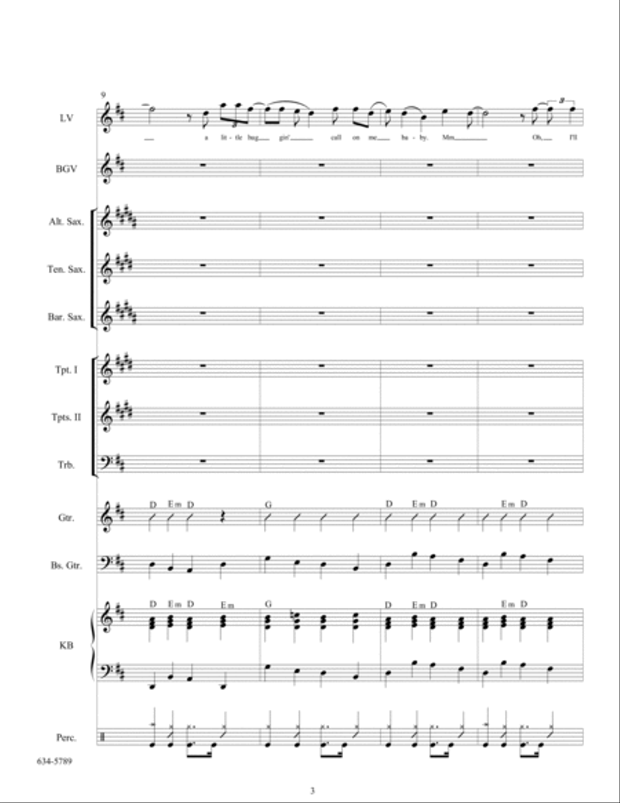 634-5789 Tenor Saxophone scores gallery preview page 5