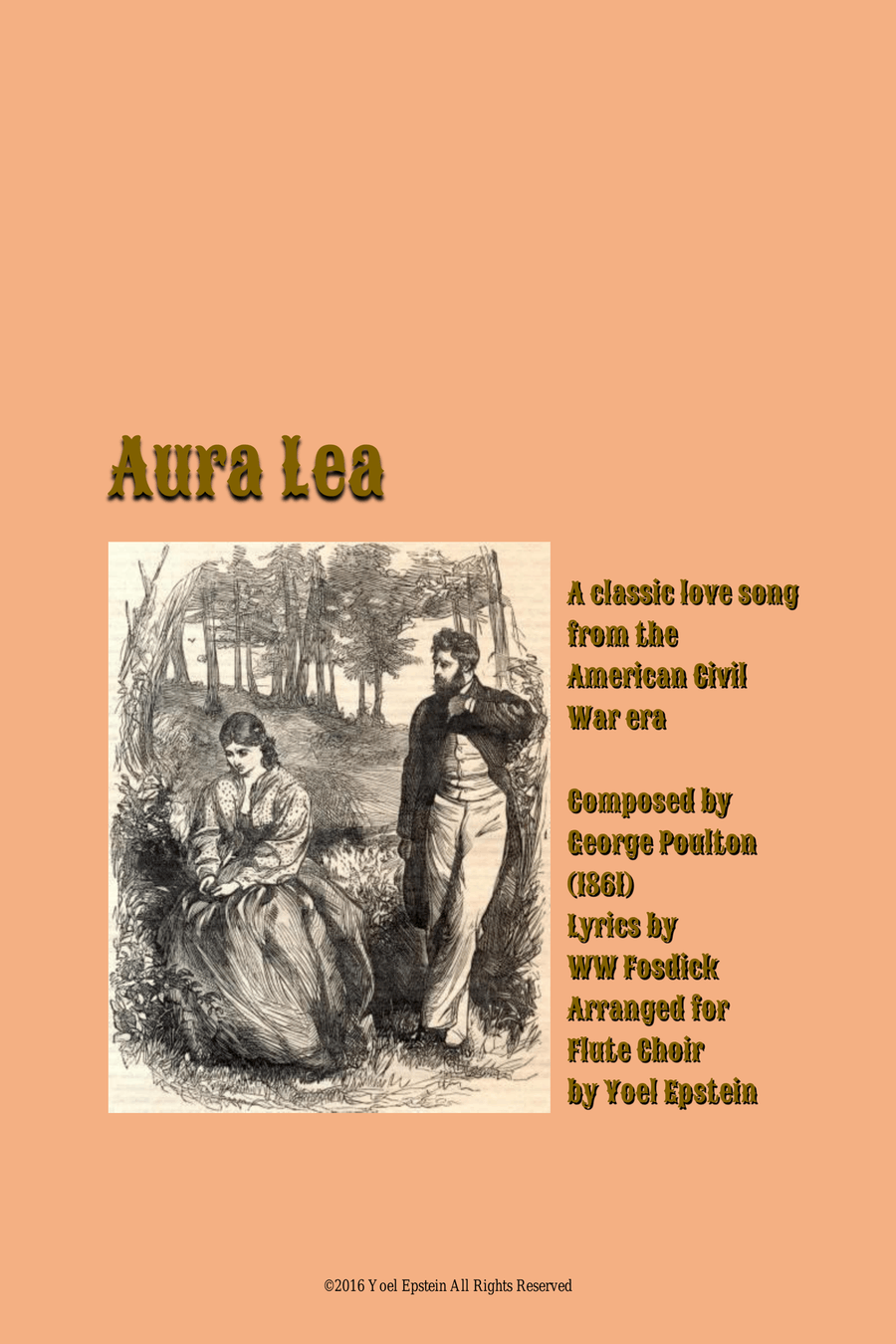 Aura Lee - Love song for Flute Choir Flute Choir scores gallery preview page 1