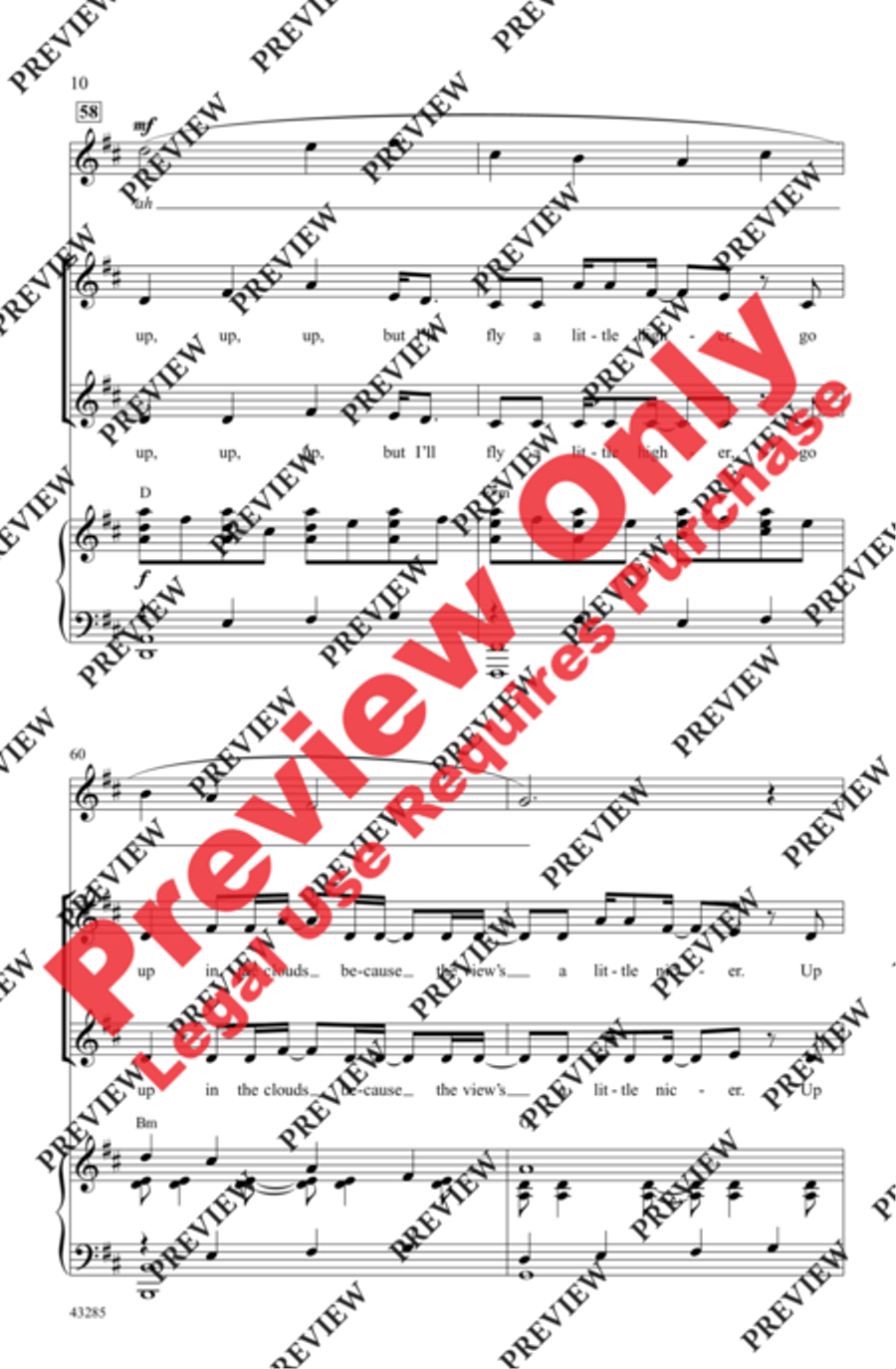 Clouds 2-Part scores gallery preview page 10