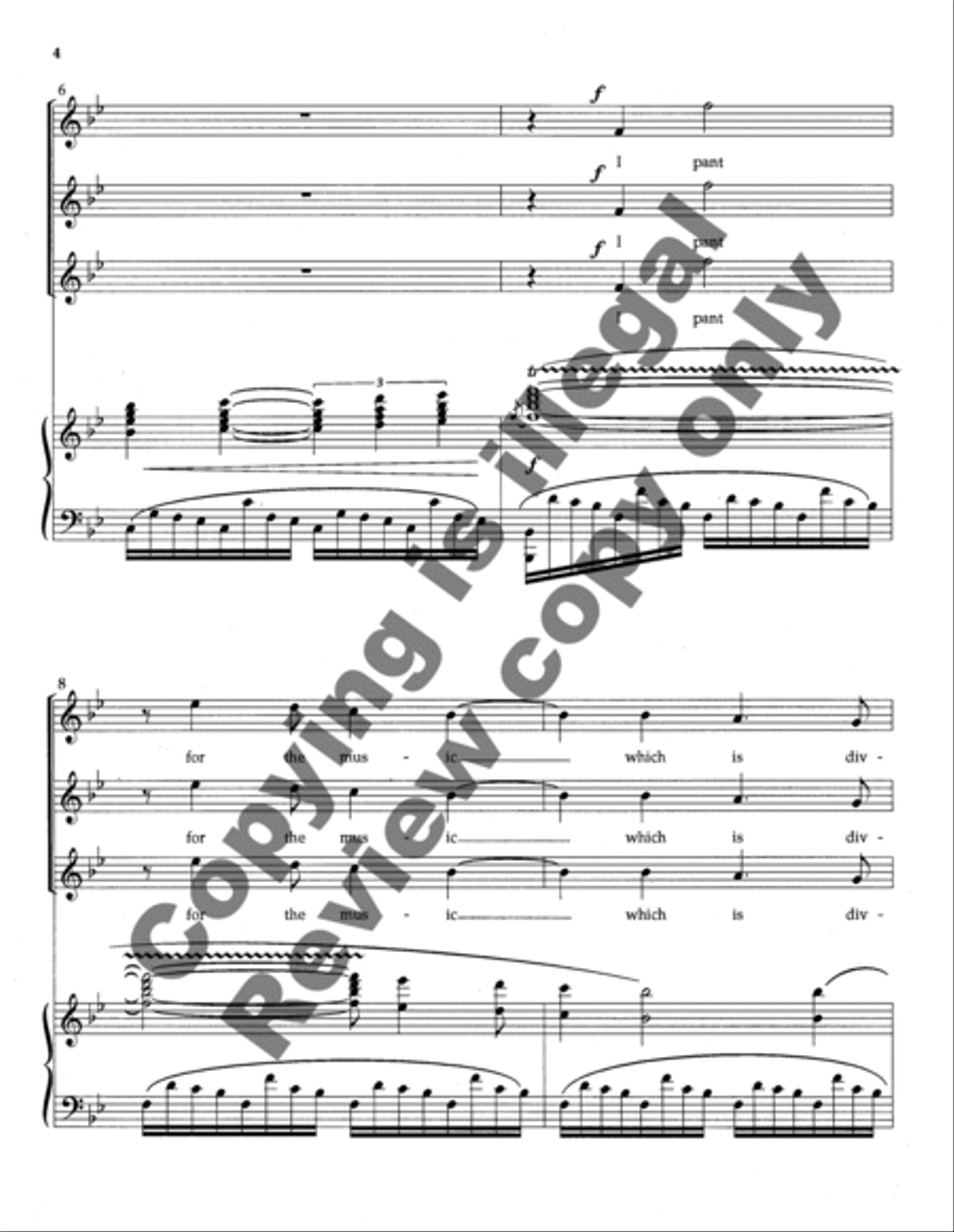 In Praise of Music In Praise of Music SSAA scores gallery preview page 10