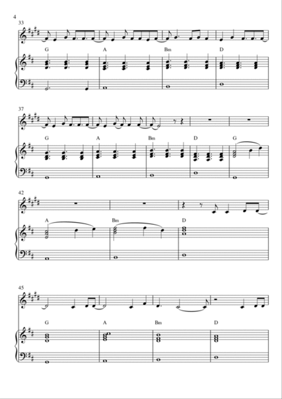 Young And Beautiful Small Ensemble scores gallery preview page 4