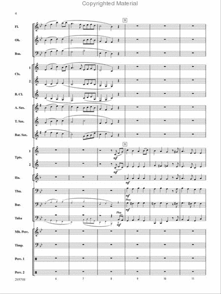 Irish Air and Dance (score only) Concert Band scores gallery preview page 3