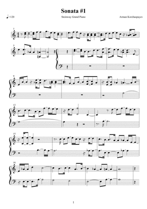 Steinway Grand Piano Sonata No.1 (Arman Korzhaspayev)