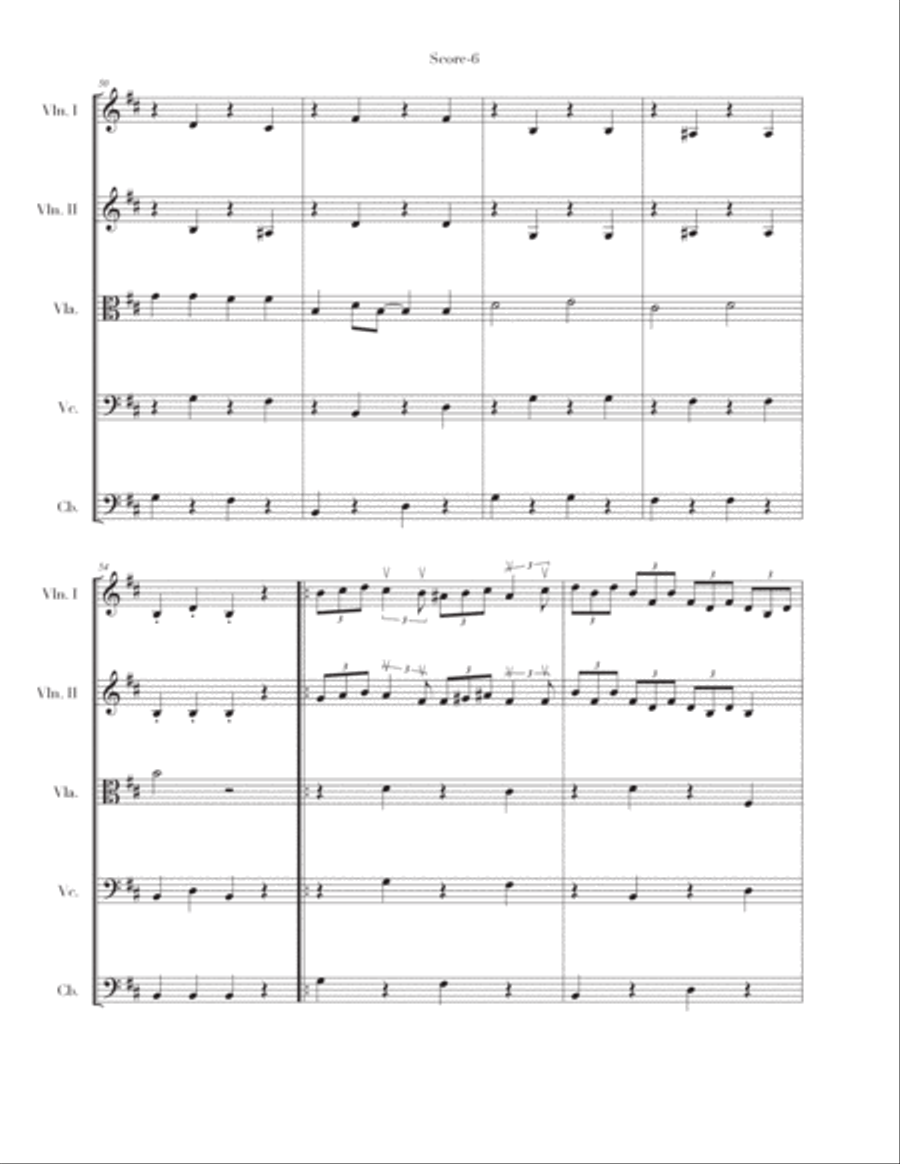 Spooky Scary Skeletons String Orchestra scores gallery preview page 6