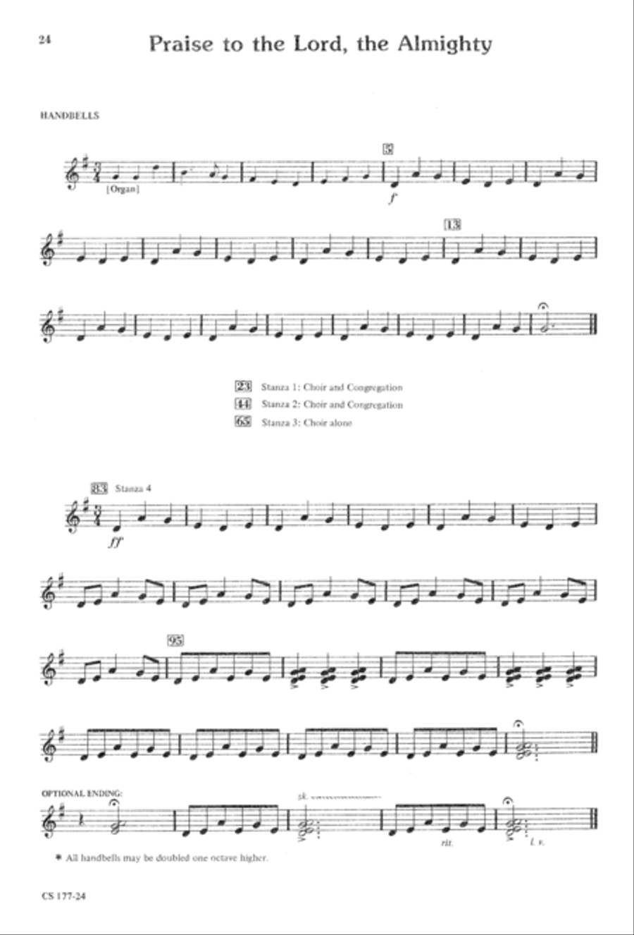 Foundation Anthems 3-Part scores gallery preview page 26