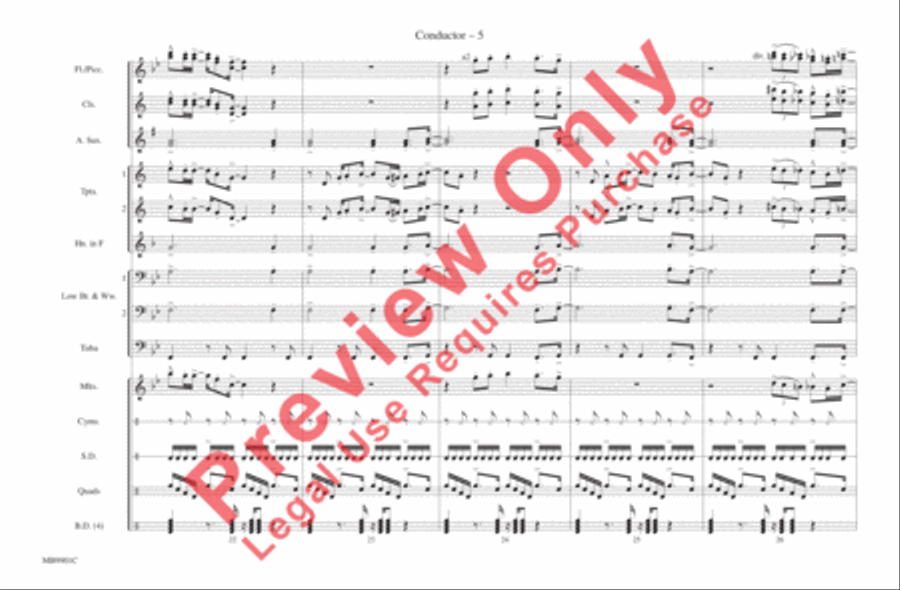 Conga Conga Marching Band scores gallery preview page 6