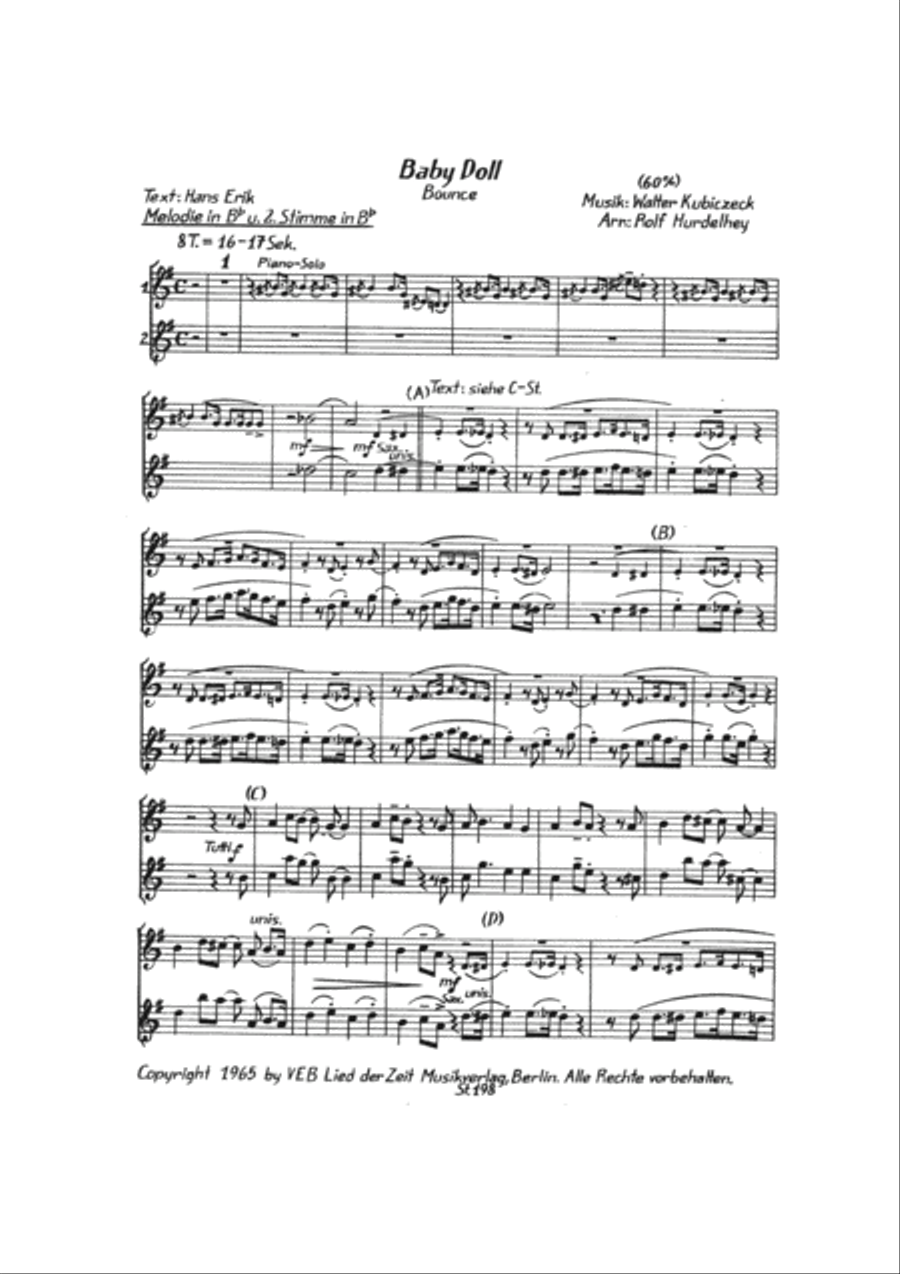 Baby Doll Voice scores gallery preview page 4