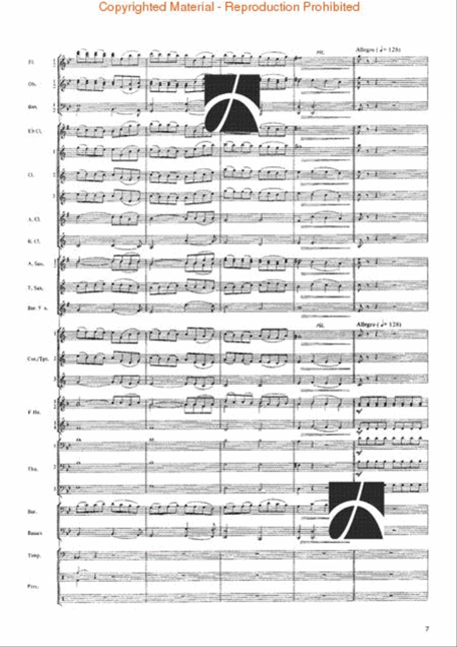 La Storia Concert Band scores gallery preview page 3