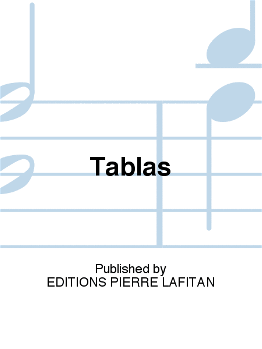 Tablas Percussion scores gallery preview page 1
