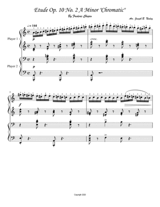 Chopin Etude Op10 No2 "Chromatic Etude"