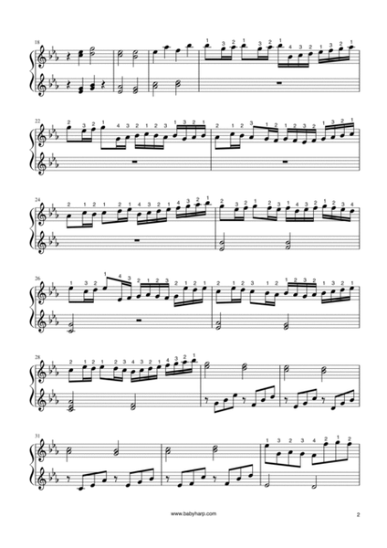 Canon in D by Johann Pachelbels - Harp Solo - 15 String Harp