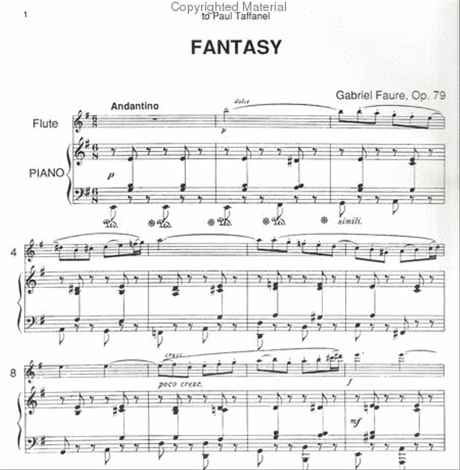 Fantasie Flute Solo scores gallery preview page 2