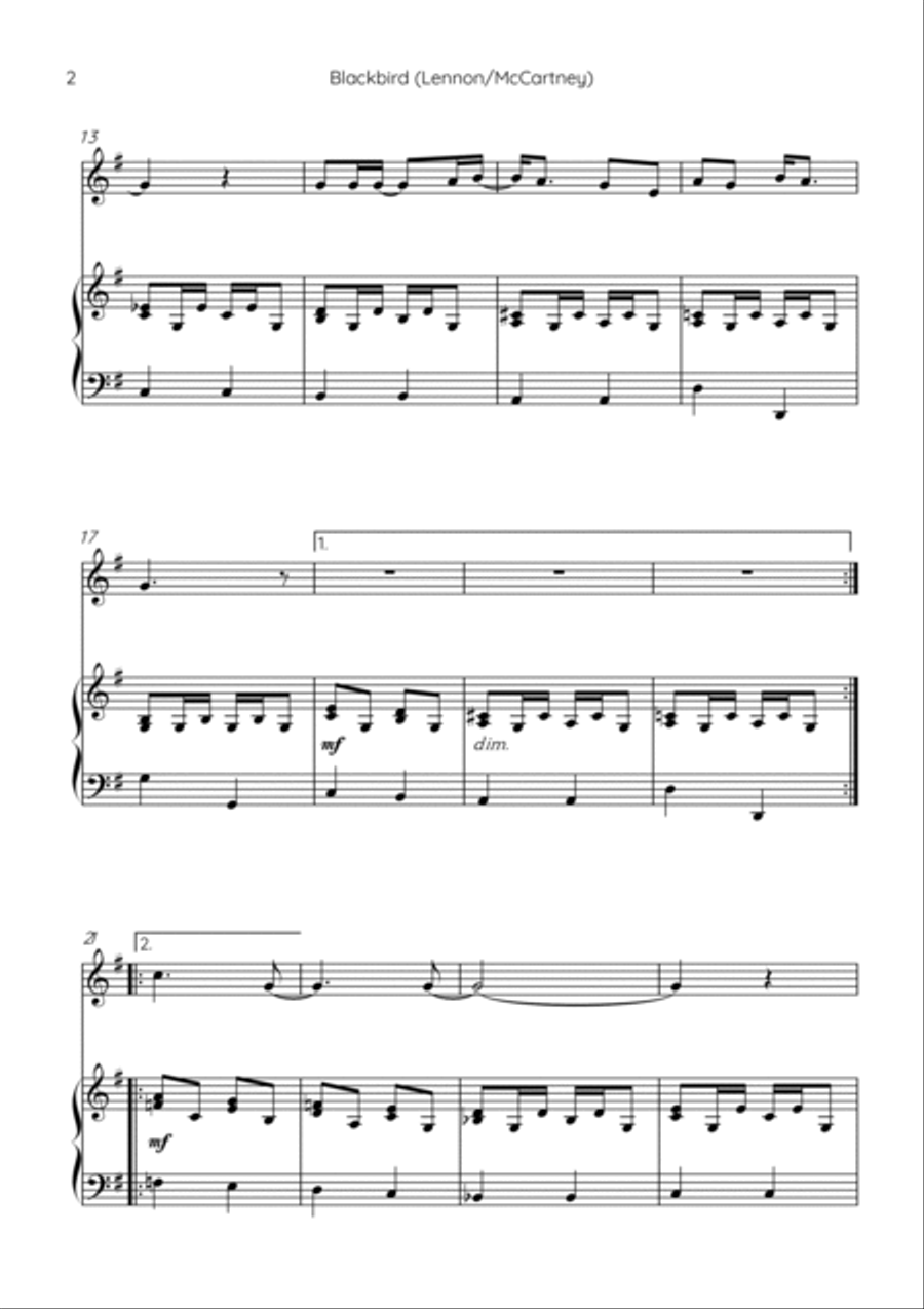 Blackbird Chamber Music scores gallery preview page 2