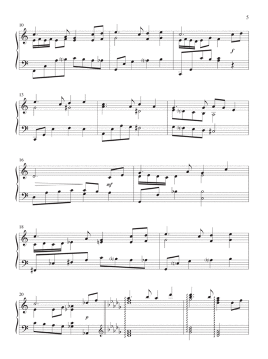 The Cross of Christ Piano Solo scores gallery preview page 3