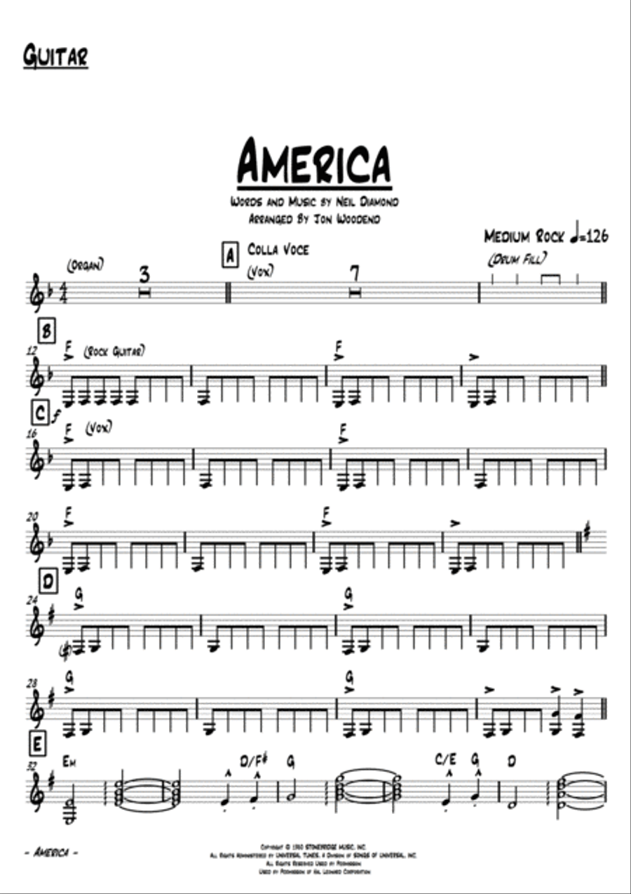 America Choir scores gallery preview page 2