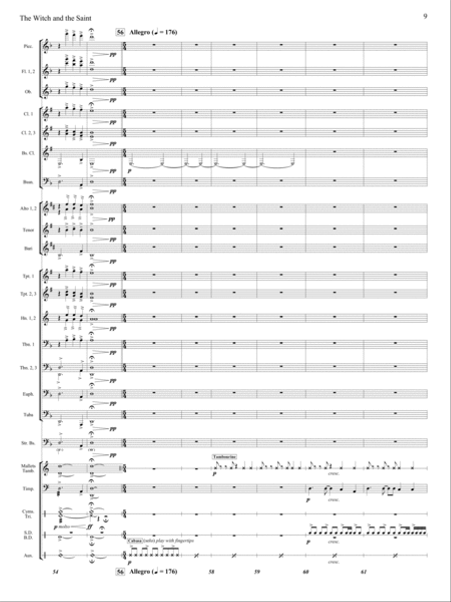 The Witch and The Saint The Witch and The Saint Concert Band scores gallery preview page 8