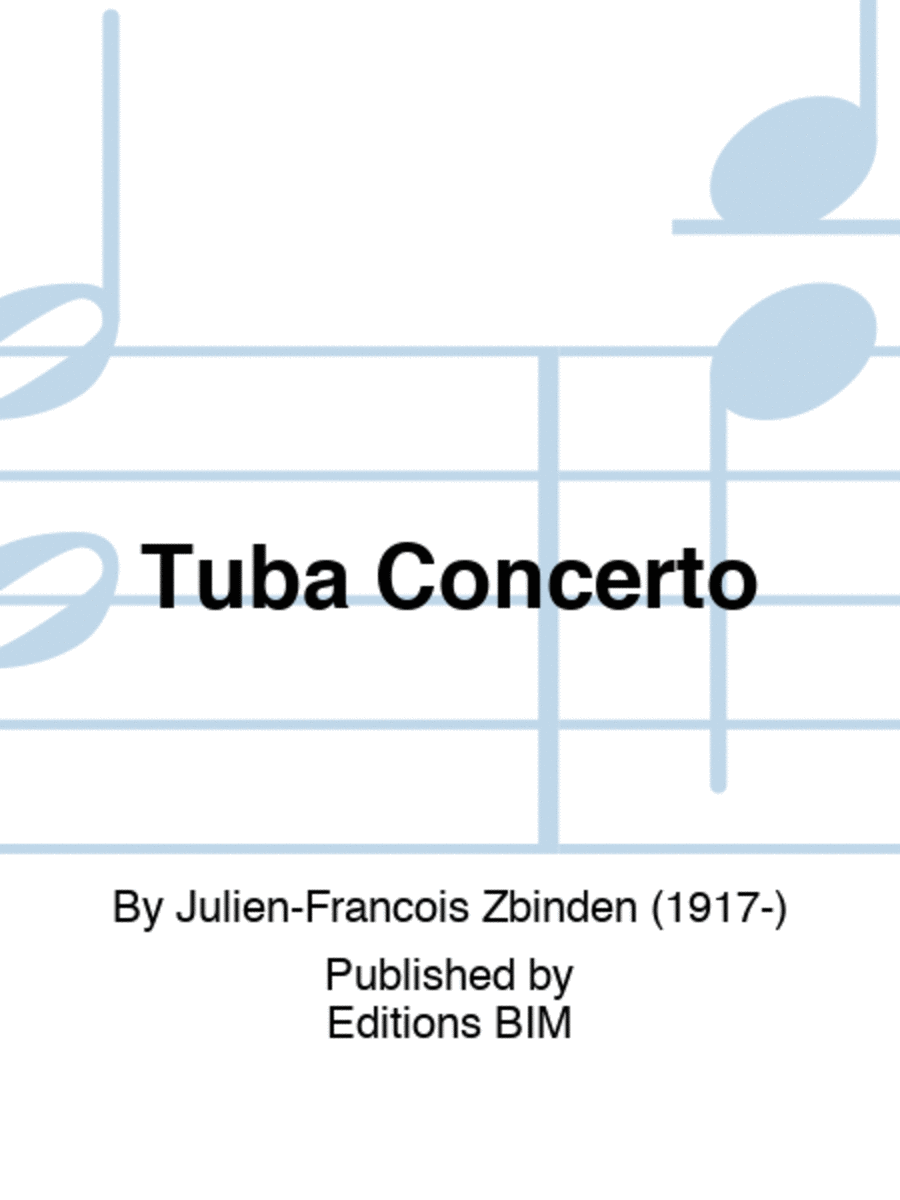 Book cover for Tuba Concerto