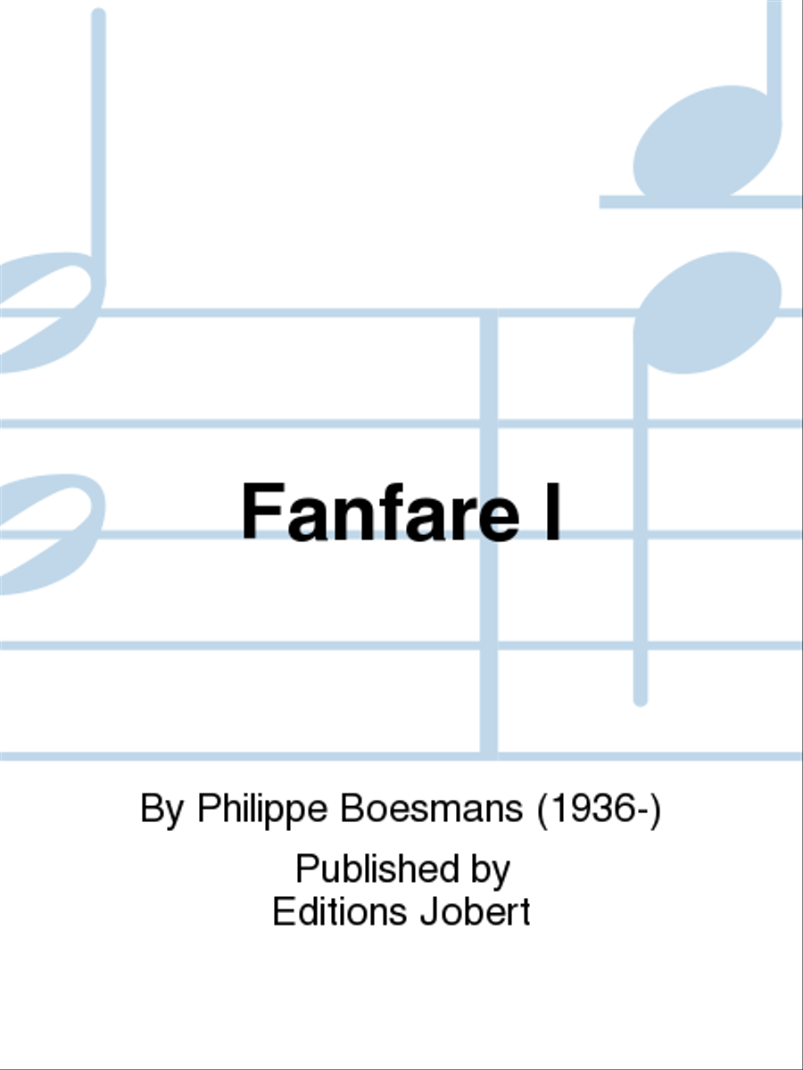 Fanfare I Piano scores gallery preview page 1