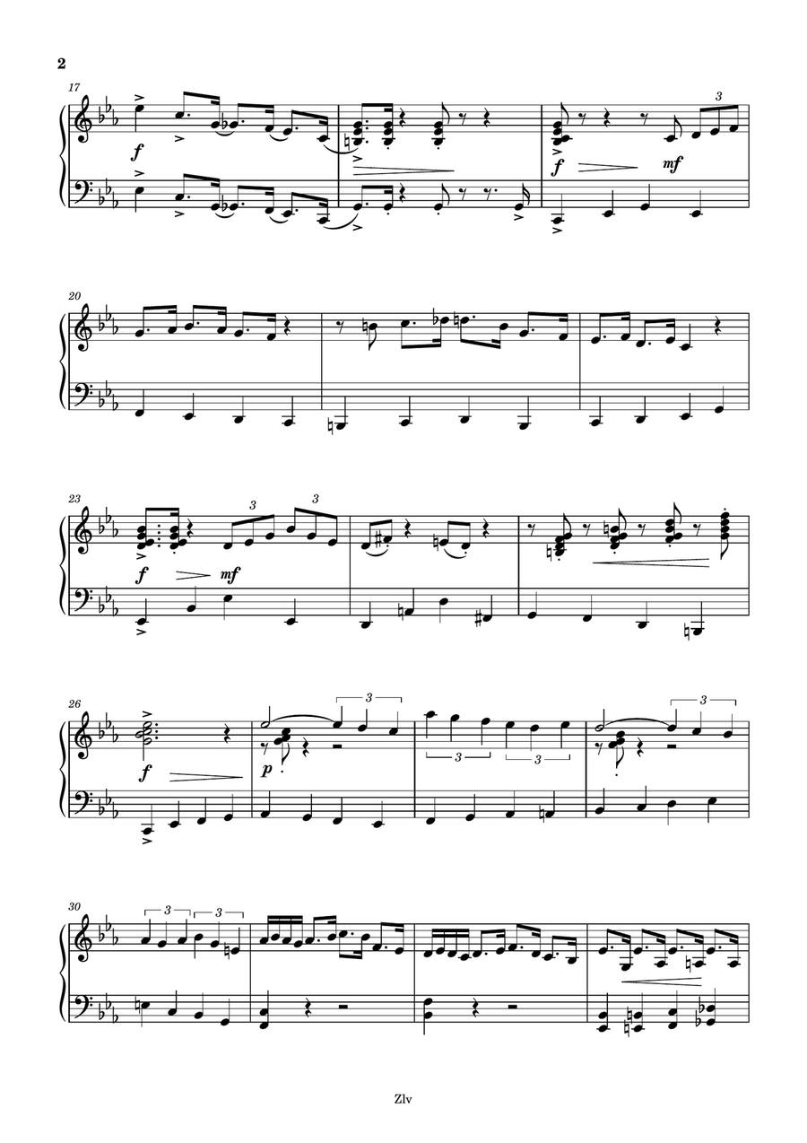 Big Jazz-Orchestra Piano Solo scores gallery preview page 2