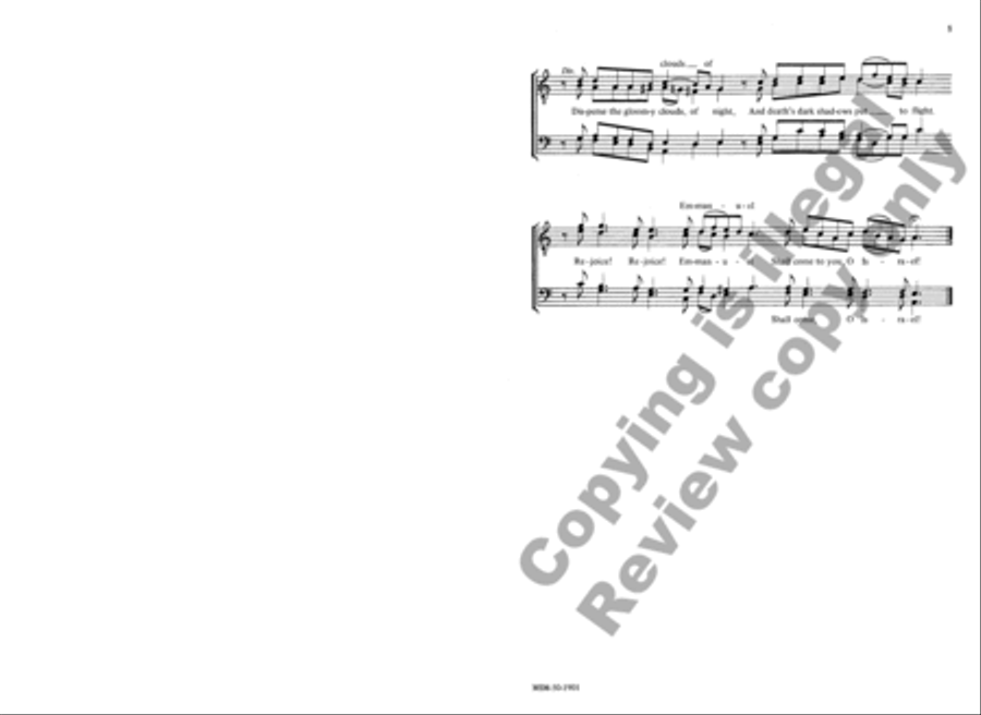 Two Christmas Plainsongs for Male Chorus TTBB scores gallery preview page 4