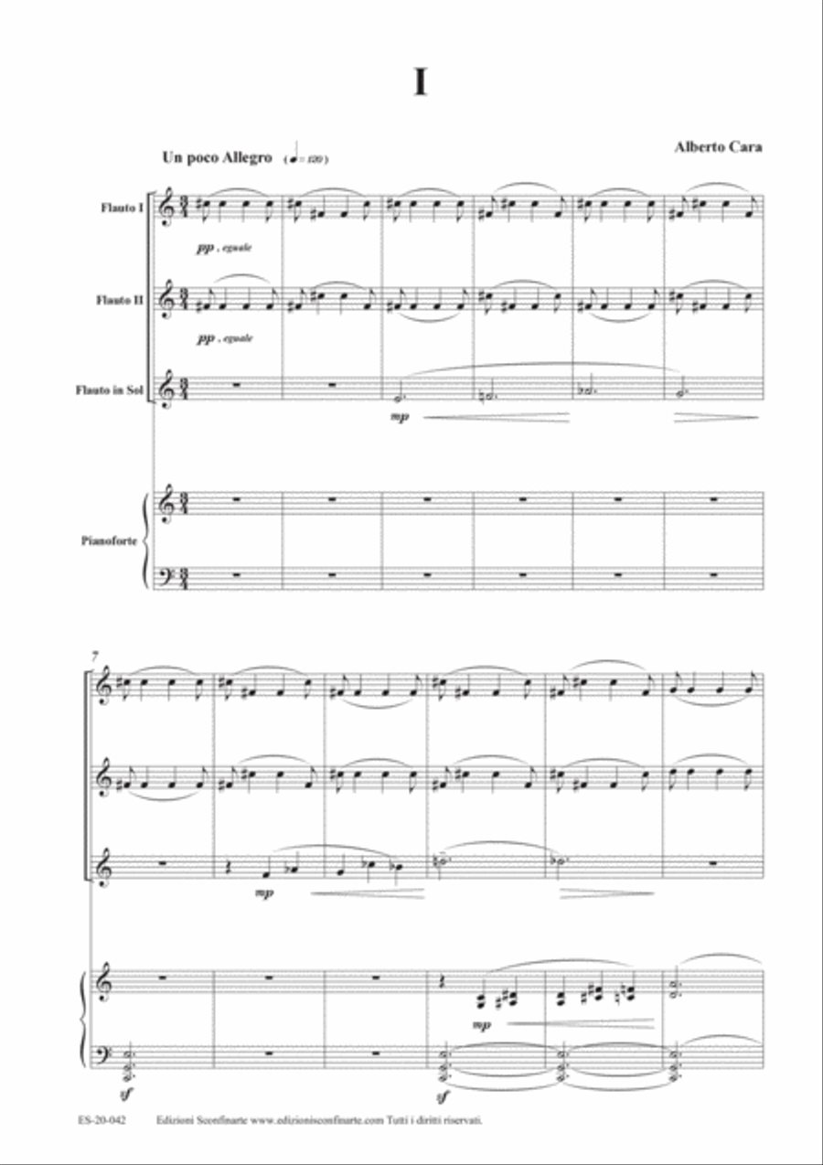 Alberto Cara : Metope (ES-20-042) - Score Only Score scores gallery preview page 3