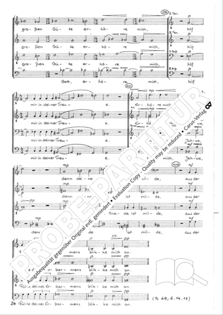 Namen-Gottes-Litanei Mixed Choir scores gallery preview page 25
