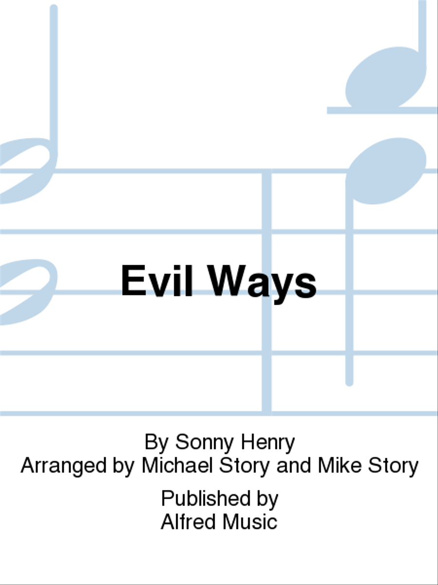 Evil Ways Marching Band scores gallery preview page 1
