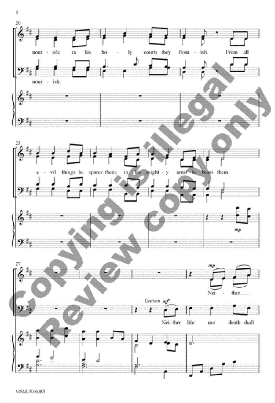 Children of the Heavenly Father 4-Part scores gallery preview page 4