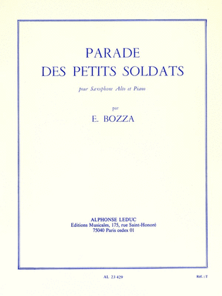 Book cover for Parade Des Petits Soldats (saxophone-alto & Piano)