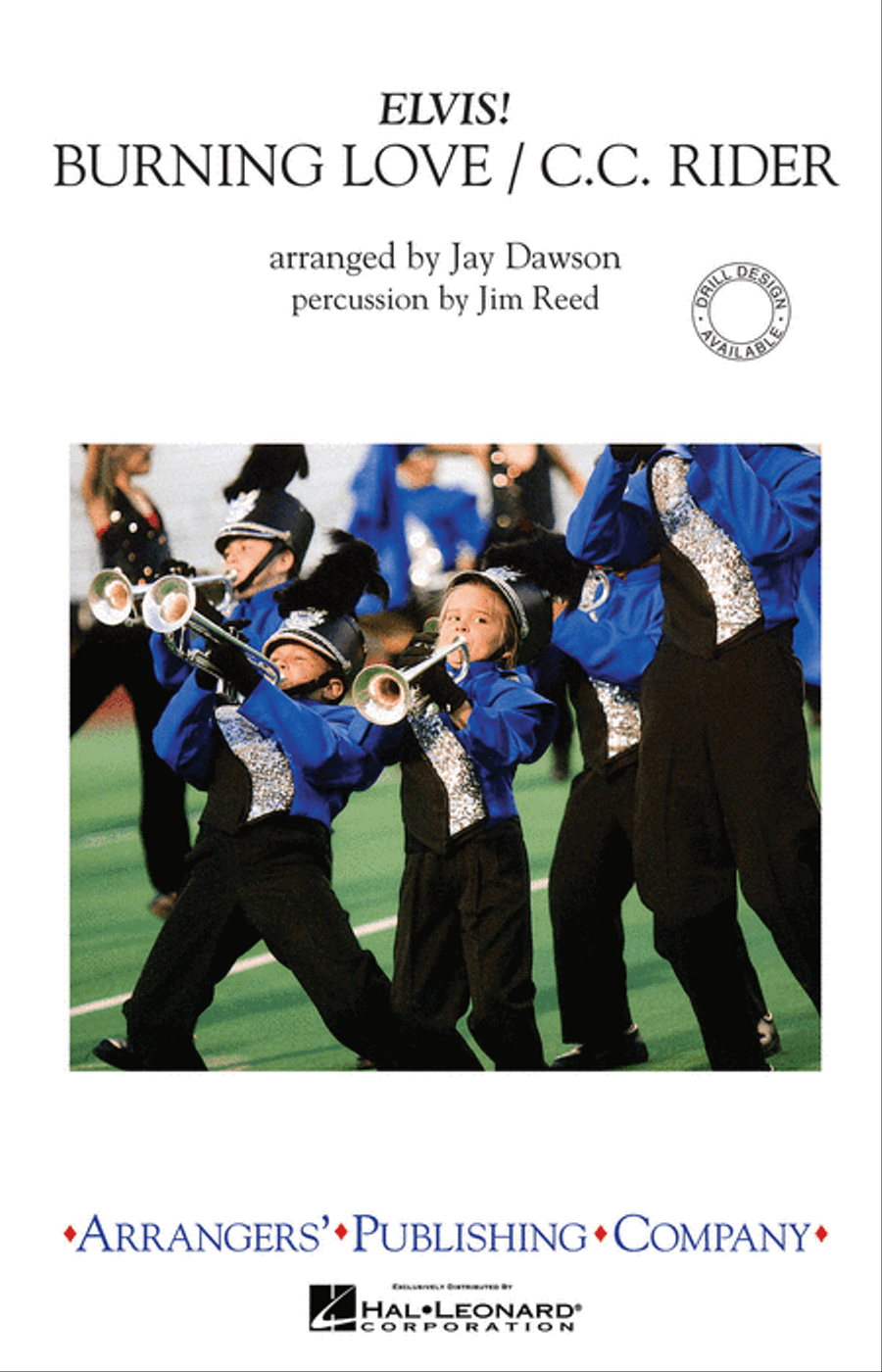 Burning Love/C.C. Rider Marching Band scores gallery preview page 1