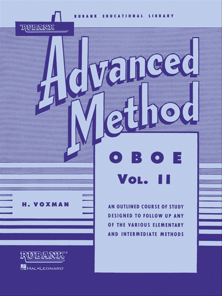 Rubank Advanced Method – Oboe Vol. 2