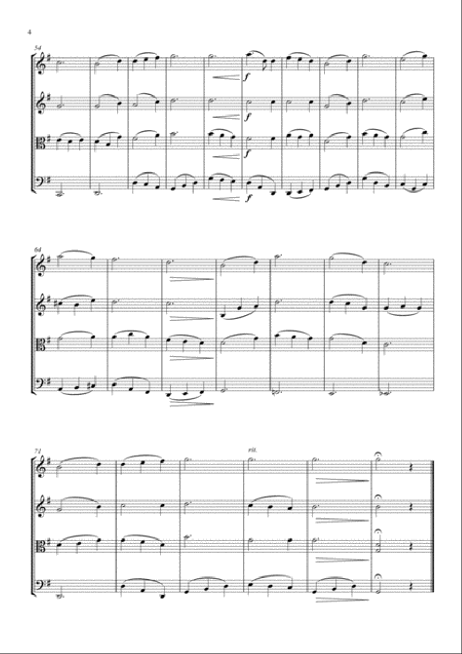 Edelweiss Edelweiss String Quartet scores gallery preview page 4