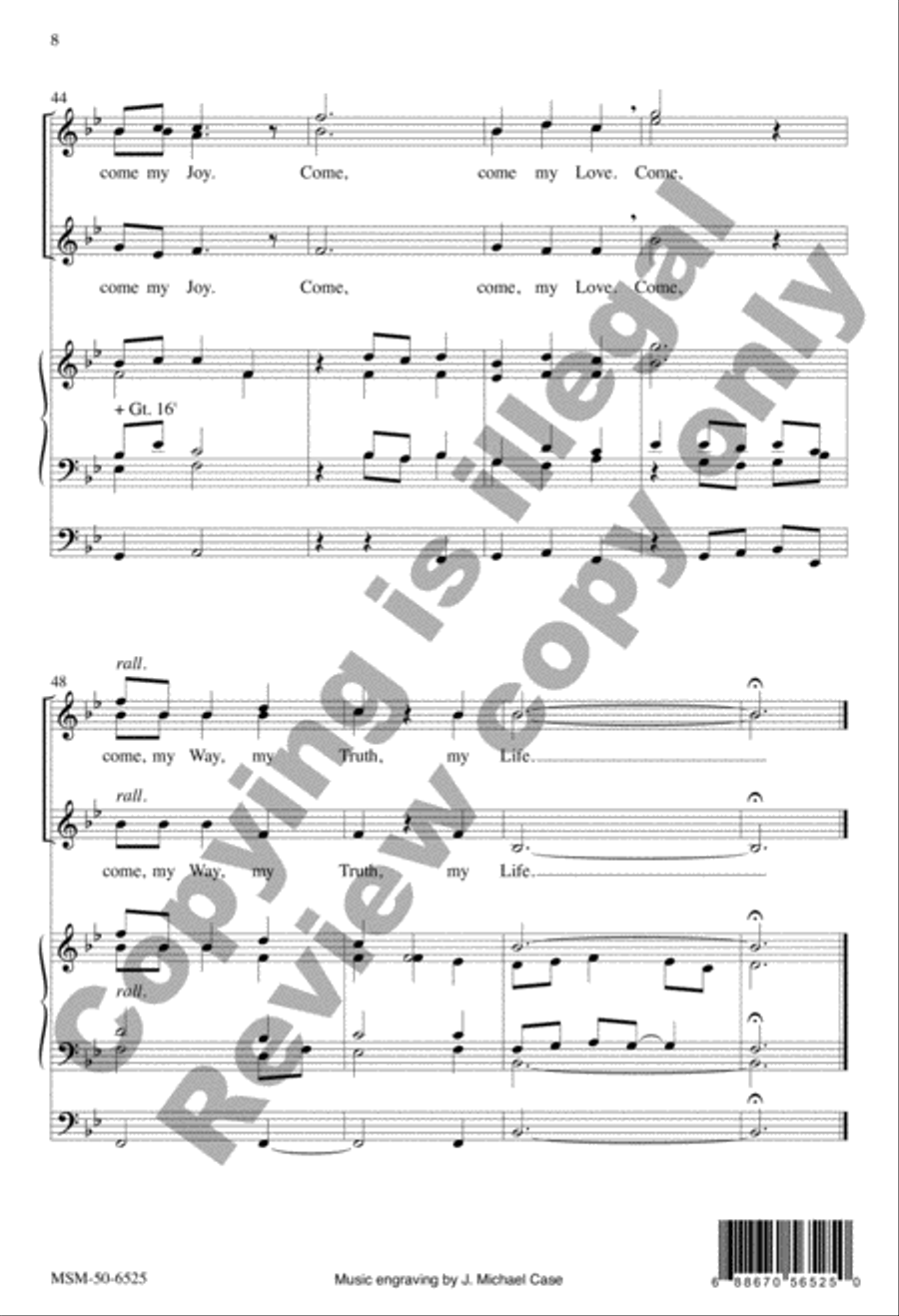 The Call SSA scores gallery preview page 8