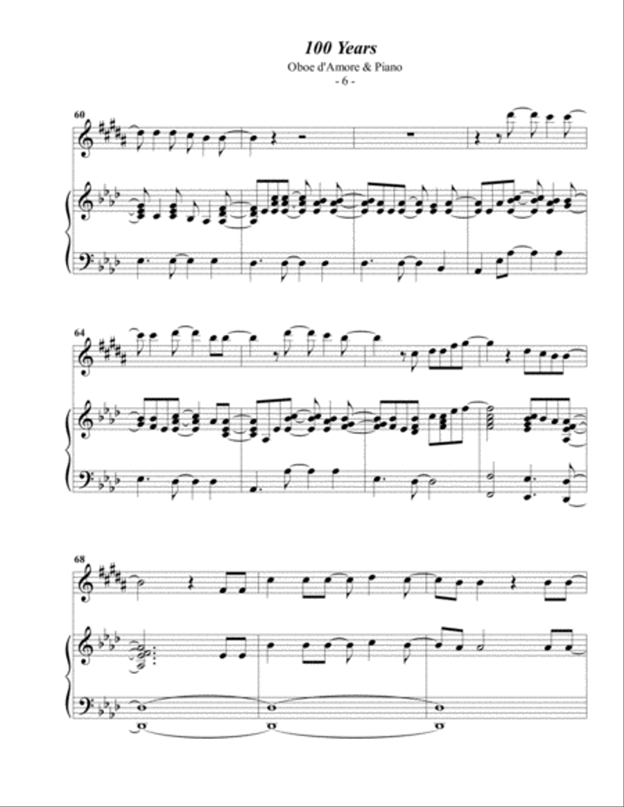 100 Years Oboe scores gallery preview page 6
