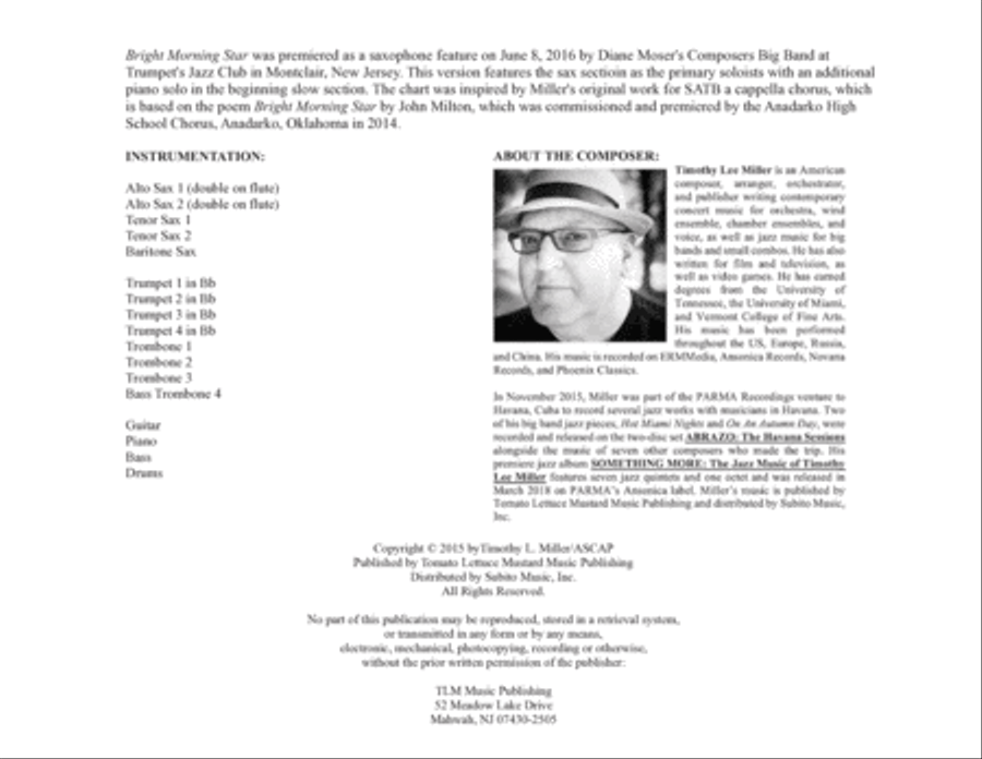 Bright Morning Star Jazz Ensemble scores gallery preview page 2