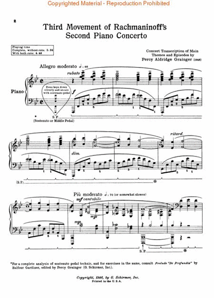 Concerto No. 2 – 3rd Movement