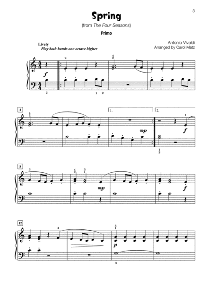 Famous & Fun Duets, Book 3 Small Ensemble scores gallery preview page 4