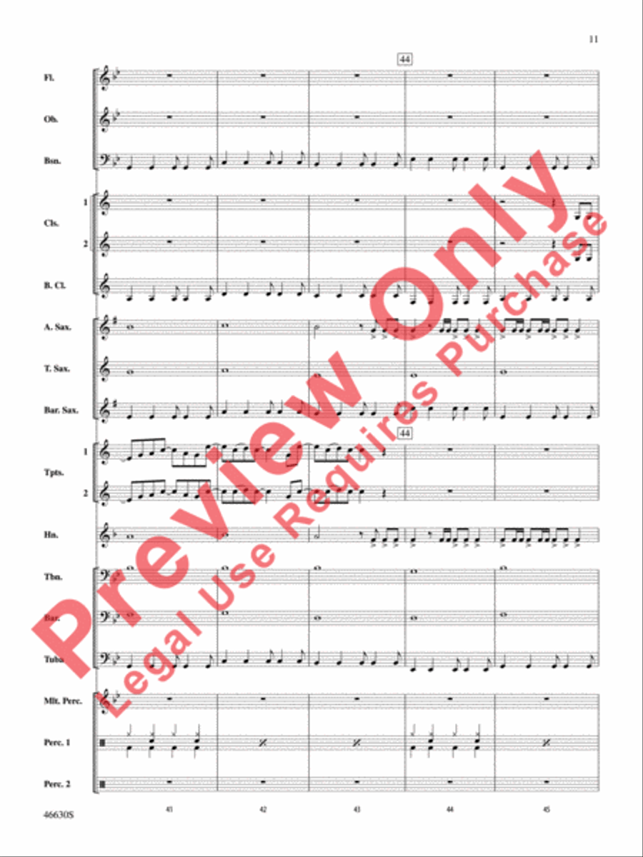 The LEGO Ninjago Movie: Selections from the Motion Picture Soundtrack Concert Band scores gallery preview page 12
