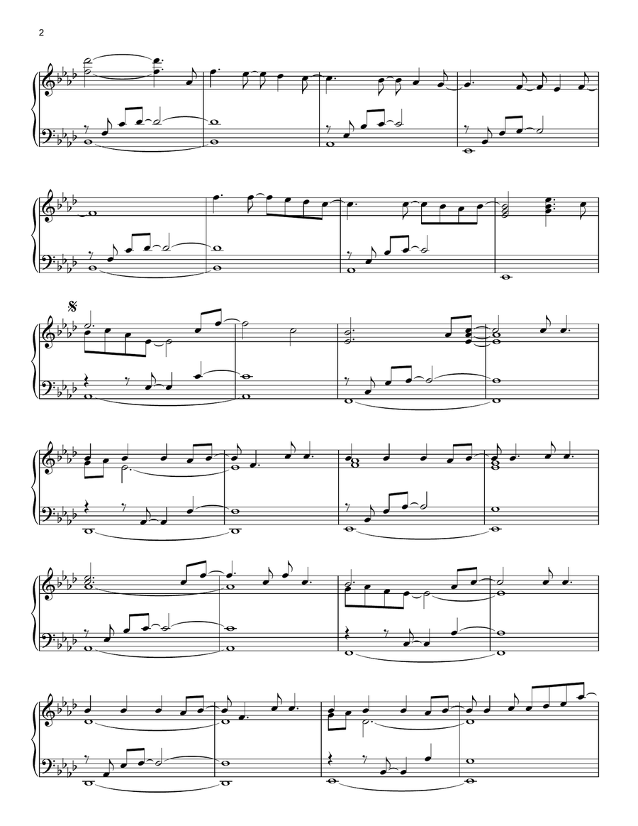 All Of Me Piano Solo scores gallery preview page 2