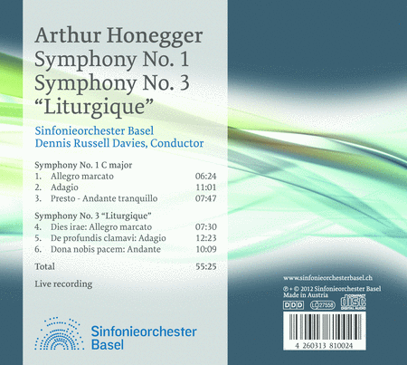 Symphony No. 1 and No. 3 Litur