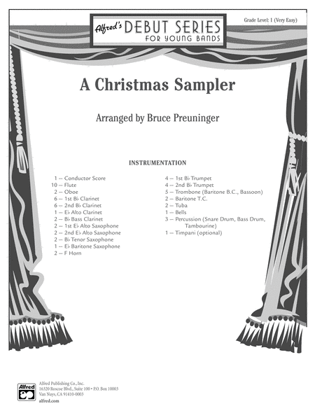 A Christmas Sampler: Score