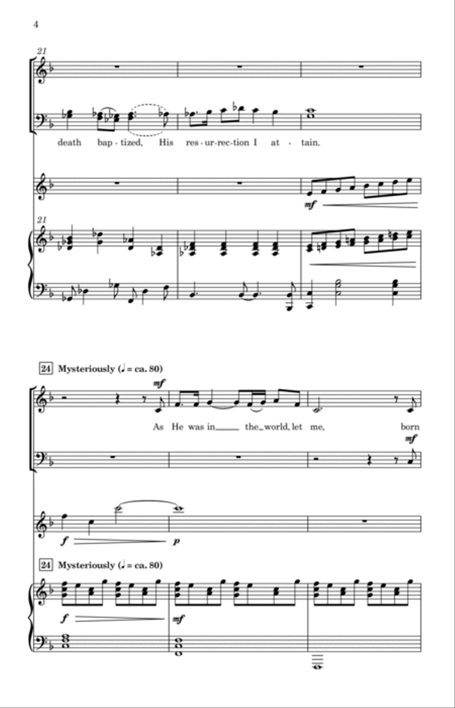 Let It Be Christ (SATB) 4-Part scores gallery preview page 4